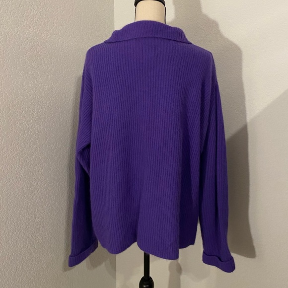 Purple Angora Sweater - Picture 4 of 4